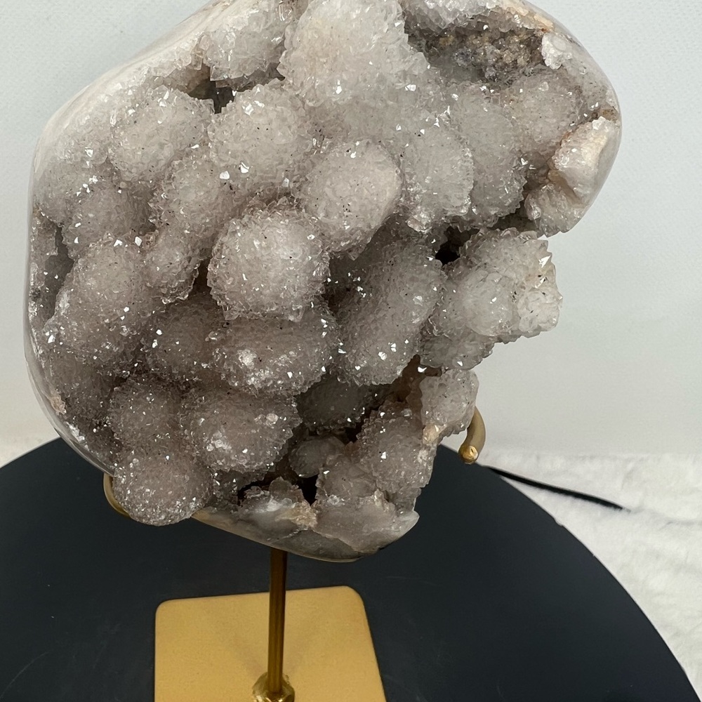 Quartz Crystal bubble druzy Freeform. Sparkly - Picture 5 of 8